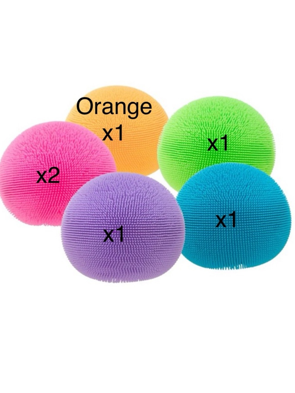 NeeDoh Fuzz Ball pack of 6